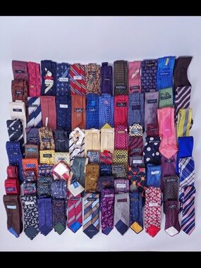 Mystery Tie Lot 5 ties ( not as pictured) IT IS A SURPRISE